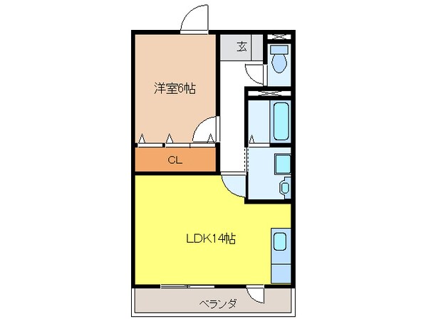 フェリス昇利の物件間取画像